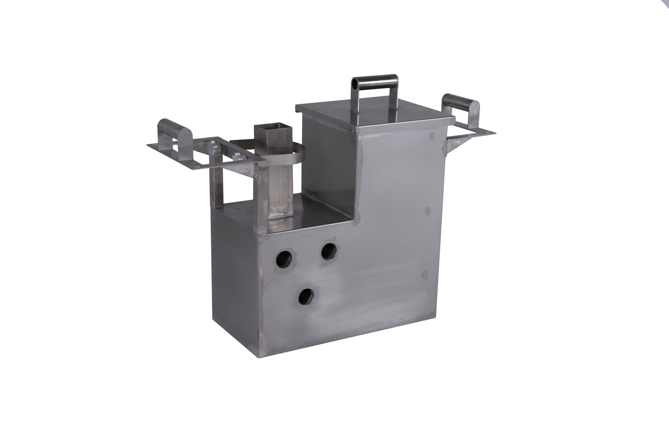 316 Marine grade stainless steel wood fired stove