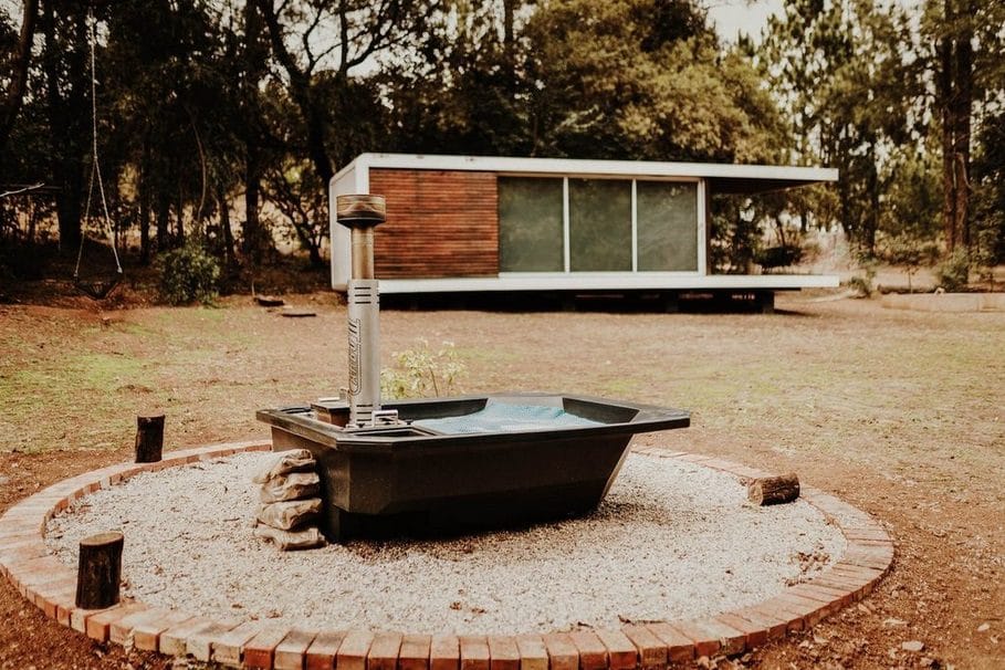 Carbo III hot tub at Rosemary Hill